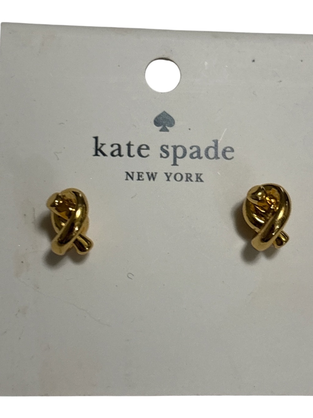 Kate Spade Gold Sailor’s Knot Stud Earrings